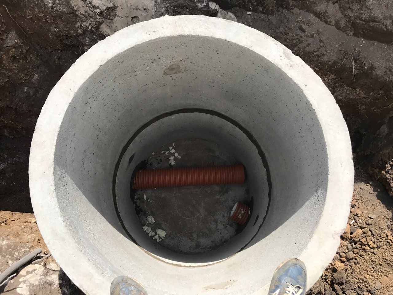 Прокладка наружной канализации